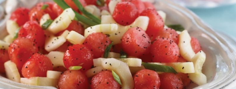 Sweet & Sour Watermelon with Cucumber